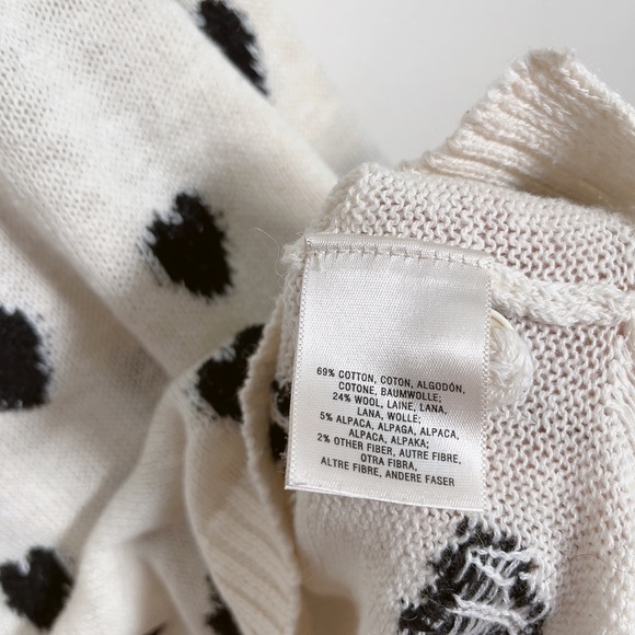 ANTHROPOLOGIE | MOTH HEART INTARSIA ALPACA BLEND SWEATER CARDIGAN - Picture 10 of 14